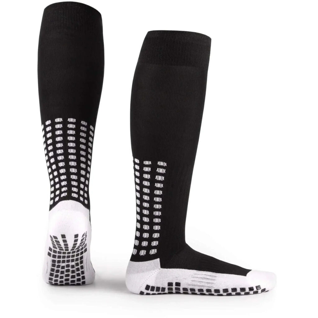 Anti Slip Soccer Socks (Knee) – Black