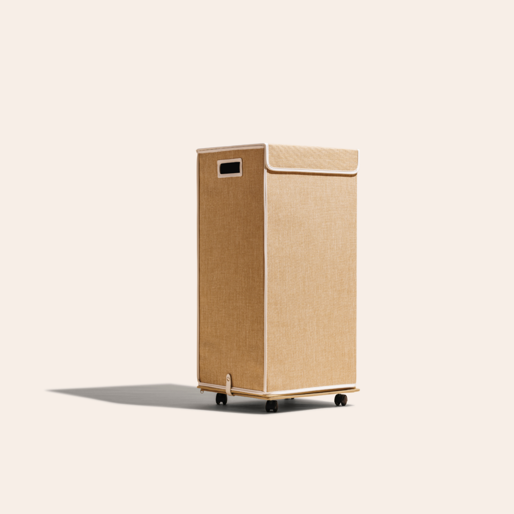 The Nori Laundry Hamper Collapsible Odor Blocking Lid
