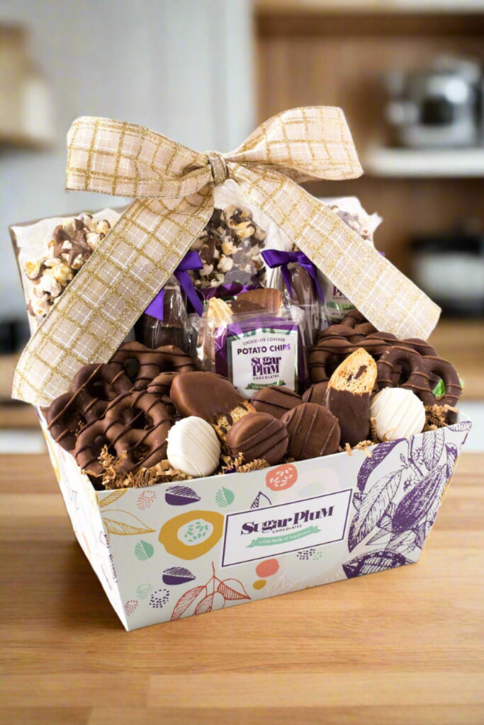 Chocolate Gift Basket – 25-Piece Gourmet Assortment