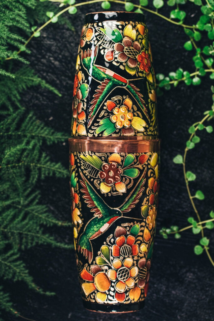 Handmade Copper Boston Shaker: Art and Tradition
