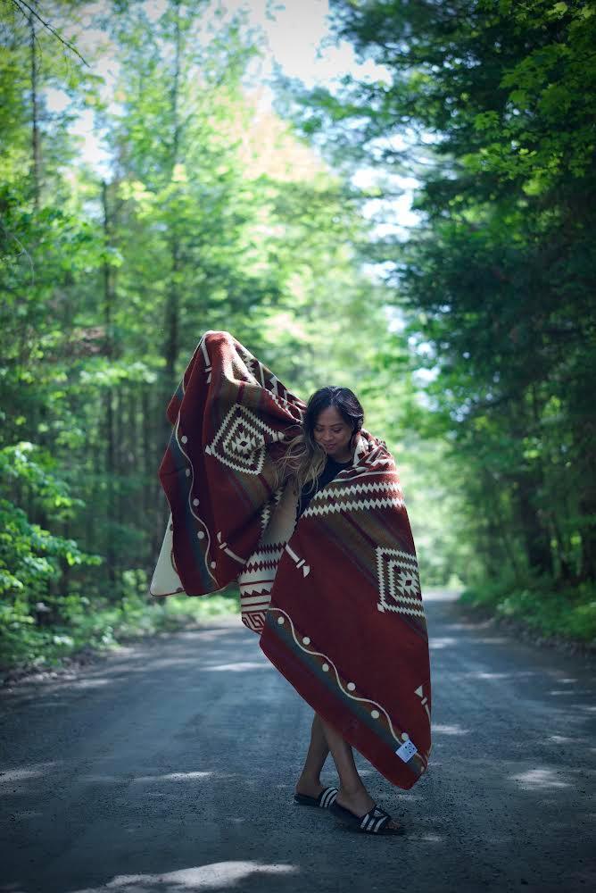 Achuar Blanket Autumn Outdoor Adventures and Indoor Relaxation
