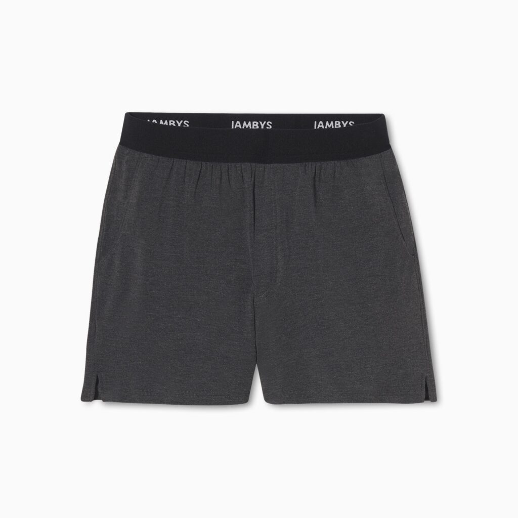 Jambys Gray Black Boxers with Pockets