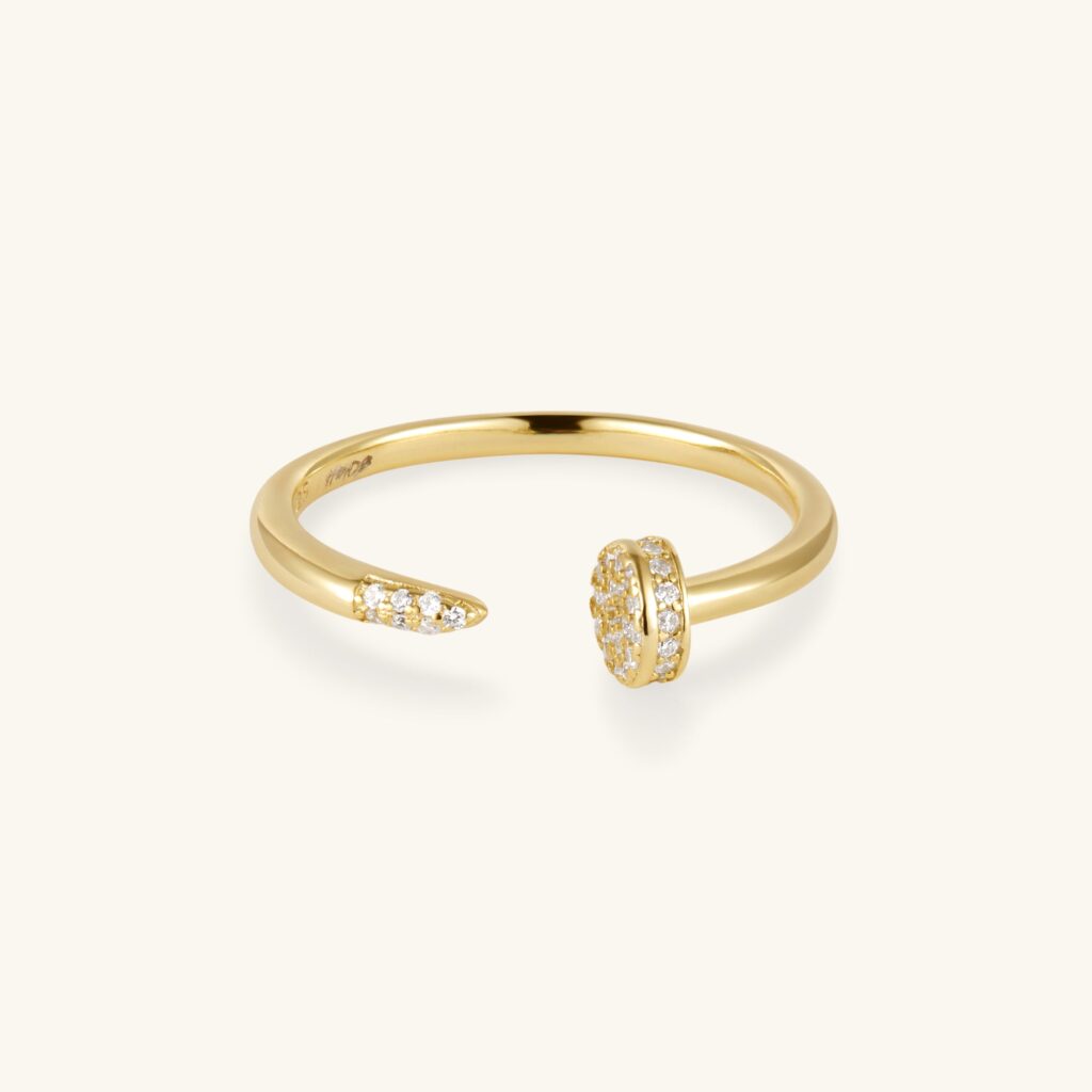 Nail Ring Sparkly Statement
Heart Made of Gold Nail Ring
Gold Vermeil Nail Ring Waterproof
Stacked Nail Rings Wow Factor
High Quality Nail Ring 18k
Hypoallergenic Gold Vermeil Ring
