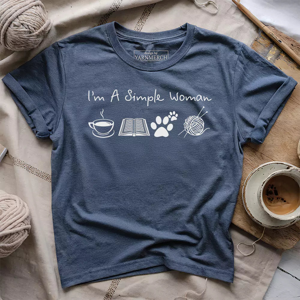 Simple Woman T-shirt – Soft Breathable Cotton